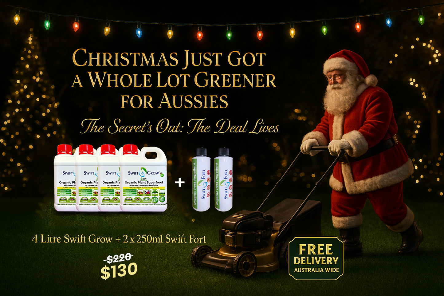 Christmas Special Deal - 4 x 1 Litre Swift Grow + 2 x 250ml Swift Fort