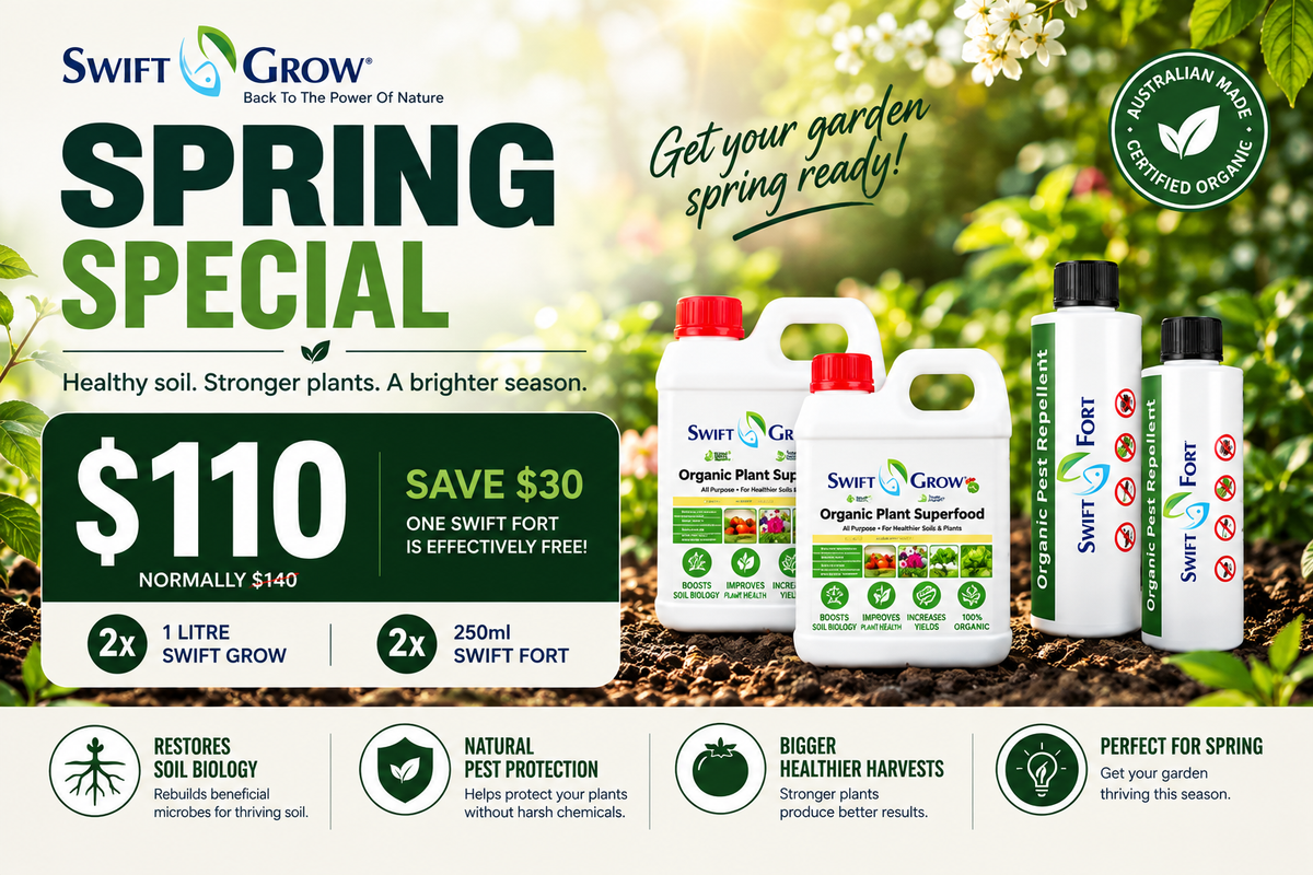 Spring Special: 2 x 1L Swift Grow + 250ml Swift Fort + 1 Free Swift Fort
