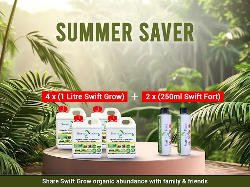 SUMMER SAVER: 4 x (1 Litre Swift Grow) + 2 x (250ml Swift Fort)